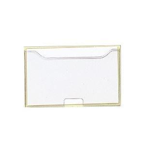 (まとめ) リヒトラブ ネームケース(IDカード用) タテ60×ヨコ95mm HB355 1パック(10枚) 〔×10セット〕