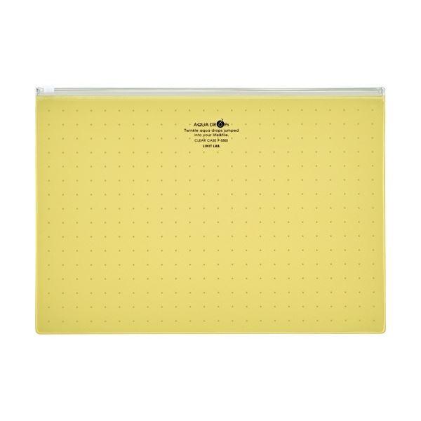 (まとめ) リヒトラブ AQUA DROPs クリヤーケース A4ヨコ 黄 F-5303-5 1枚 〔×50セット〕