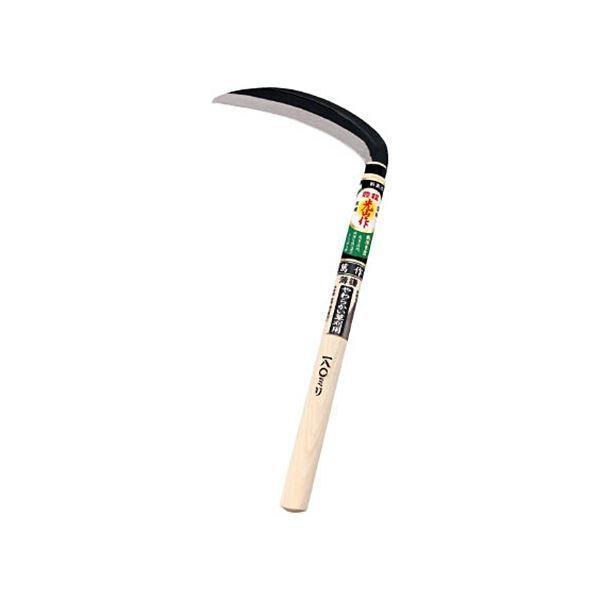 (まとめ) 豊稔企販 萬作 片刃薄鎌安来鋼付 180mm HT-0358 1個 〔×5セット〕