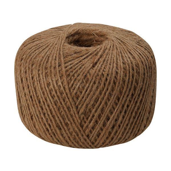 (まとめ) TRUSCO 荷造り用麻ひも 3mm×300m TARP3-300 1巻 〔×5仕掛ける〕 物干し竿、ロープ-洗濯用品