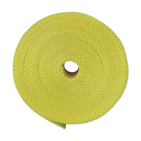 まとめ) TRUSCO ナイロン平ベル 1.6t×30mm×5m 黄色 TNB305 (まとめ