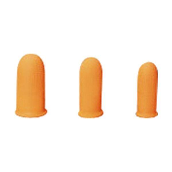 (まとめ) TRUSCO 指サック L オレンジ色 TYSO-L-10 1容器に並べる(10個) 〔×30仕かける〕