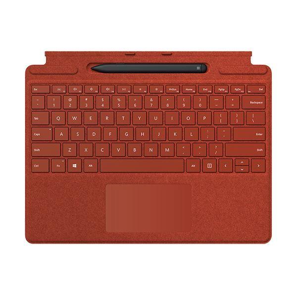 販売大人気 マイクロソフト Surface ProX Signature キーボード ポピーレッド 26B-00039O 1台
