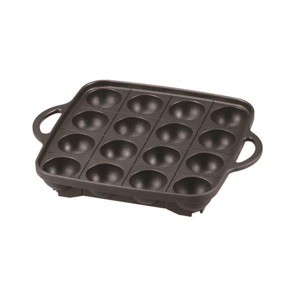 〔3個セット〕 岩谷産業 イワタニ カセットフー専用アクセサリー たこ焼きプレート ブラック CB-A-TKP