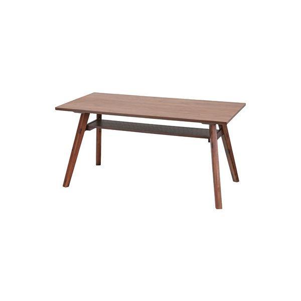 ダイニングテーブル 約幅150×奥行80×高さ72cm ブラウン アジャスター
