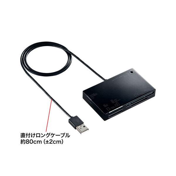 〔5個セット〕 サンワサプライ USB2.0 カードリーダー ADR-ML19BKNX5_2