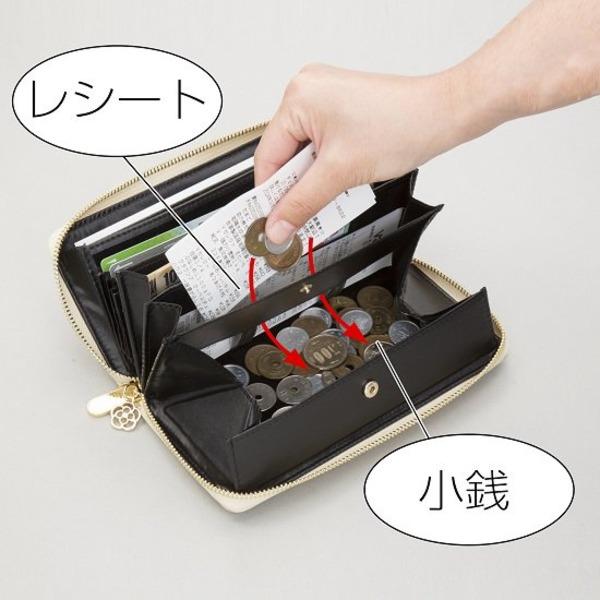 牛革スルー財布(シャンパンゴールド) 牛革コインスルー財布(シャンパンゴールド) : SHOPイーアスYahoo!店