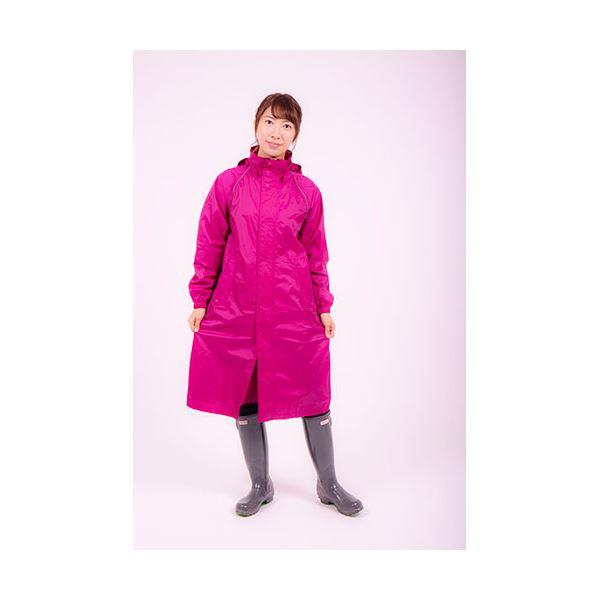 トキワ 雨先案内人 サイクルコート ベリーピンク Lサイズ 3193-BP-L