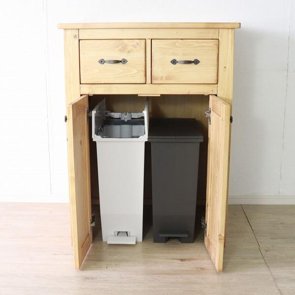 ペットトイレ収納キャビネット 約幅70cm ライトブラウン 木製 引き出し付き 扉付 ペット用品 ペットグッズ 犬用品 猫用品 組立品〔代引不可〕_4