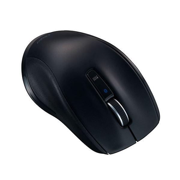 Digio デジオ F_line Bluetooth静音5ボタンBlueLEDマウス Lサイズ ブラック MUS-BKF149BK｜shop-easu01｜03