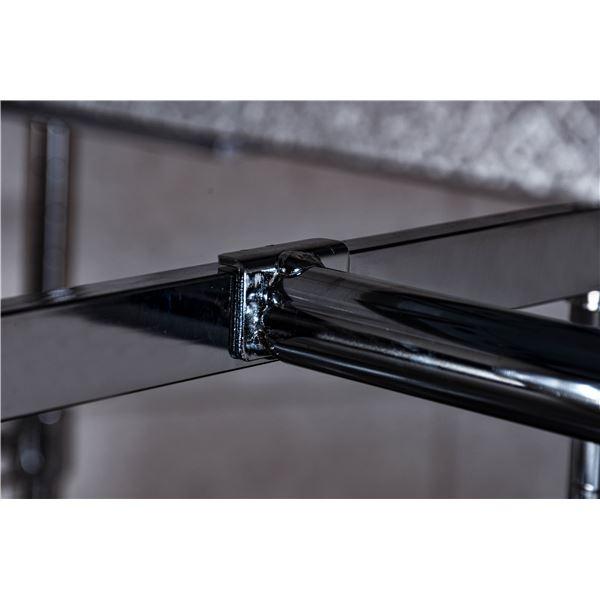 〔2本セット〕 プロフェイス 専用 ハンガー用 補強パイプ 46cm 日本製 スチールラック 収納棚 ハンガー受けパーツの画像