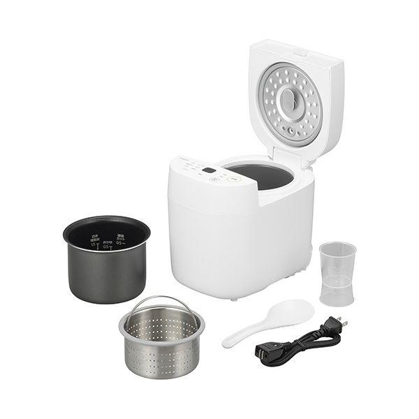 ツインバードマイコン炊飯ジャー 白米1.5合炊き／糖質カット0.5合炊き