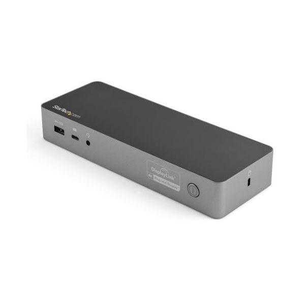 StarTech.com ドッキングステーション USB Type-C／Type-A対応 ブラック＆スペースグレーDK30C2DPEP 1台_1