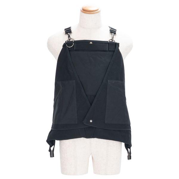 ヒッポス[HIPPOSS] 5Way 難燃エプロンバッグ L HPS-FWA02-BK ブラック