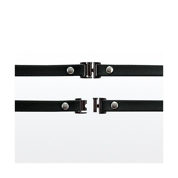 （まとめ） コクヨネックストラップ（IDeo HUBSTYLE） 革製 黒 NM-LK1D 1本 〔×3セット〕_1