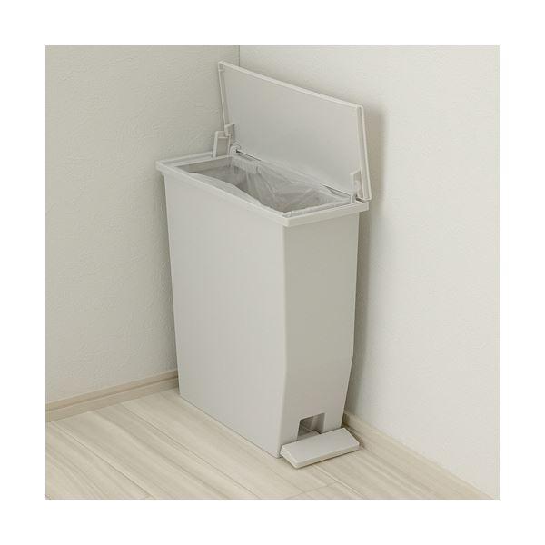 （まとめ） リスHOME＆HOME どこでも使えるペダルダストボックス 13L グレー DS-980-115-7 1台 〔×3セット〕_1