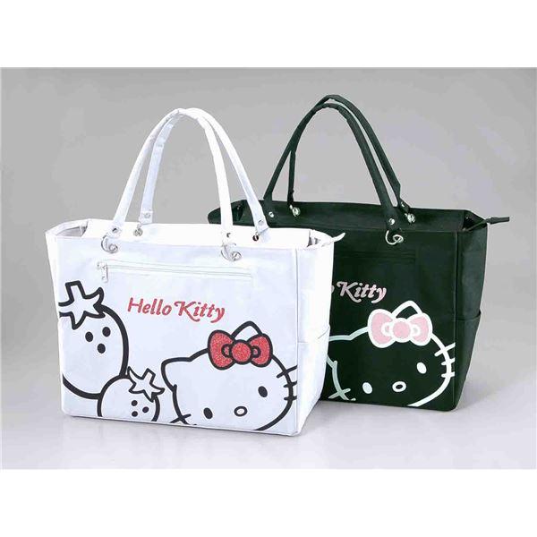 Hello Kitty ハローキティ ストロベリートートバッグ 鞄 ホワイト マチ・ポケット付き : ds-2612003 : SHOP ...