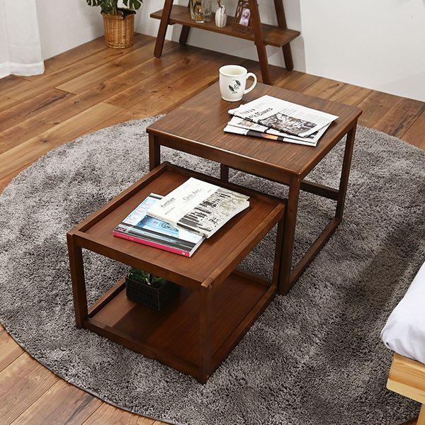 ネストテーブル 幅約50cm 組立品 : SHOPイーアスYahoo!店 - 通販