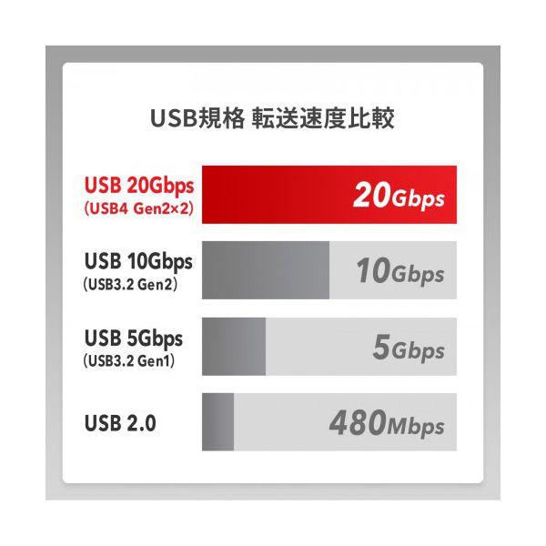サンワサプライ USB20Gbps Type-Cケーブル PD60W 3m ブラック KU