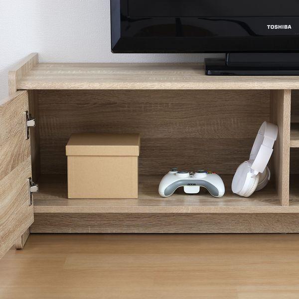 ヘーゼル TVボード 約120cm幅 ホワイトオーク 組立品 : SHOPイーアス