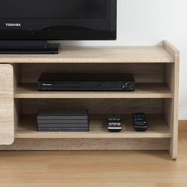 ヘーゼル TVボード 約120cm幅 ホワイトオーク 組立品 : SHOPイーアス