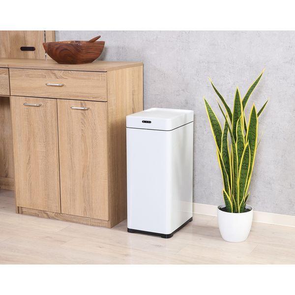 除菌消臭センサーダストボックス 45L WH ホワイトの画像