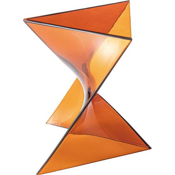 サイドテーブル オレンジ （約W40×D40×H43.5cm） 完成品 : SHOP