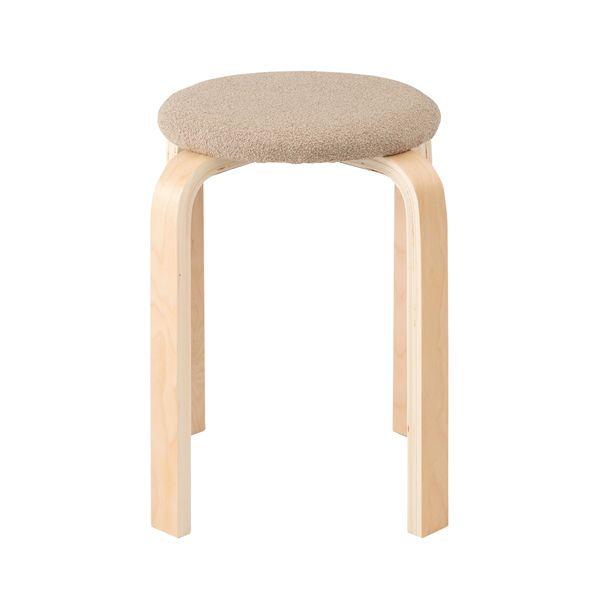 スツール グレーベージュ （約W32×D32×H45cm） 完成品 : SHOPイーアス