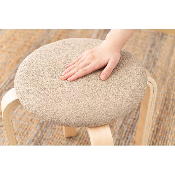 スツール グレーベージュ （約W32×D32×H45cm） 完成品 : SHOPイーアス