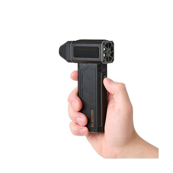 エレコム 電動エアダスター ハイパワー噴射でゴミやホコリ・水滴を一気に吹き飛ばす 超コンパクトタイプ AD-ALB03BK_5