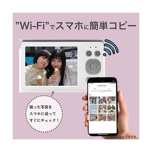 値下げ！！【美品】スマホと繋がる!WiFiデジタルカメラ KEIYO WIFIデジカメ スマホと繋がるWiFiレトロデジタルカメラ 撮った
