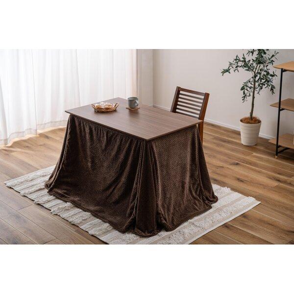 2WAYコタツ 約W105×D60×H40/70cm ブラウン 継脚式 組立式 : SHOP