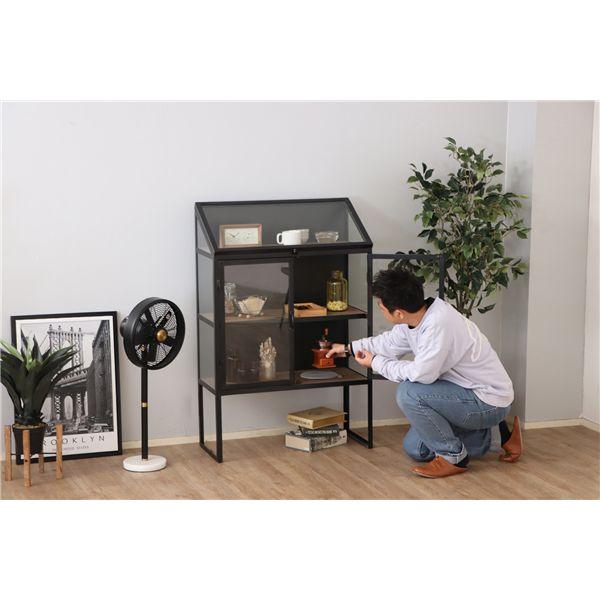 UP146 MACARONICABINET 収納キャビネット BK ブラック : SHOPイーアス