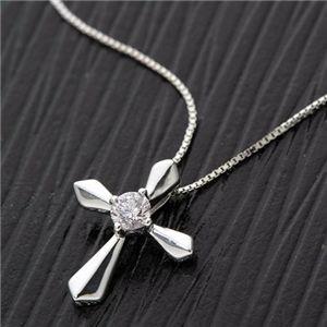 K10ピンクダイヤクロスペンダント ヴェネチアンチェーン : SHOP