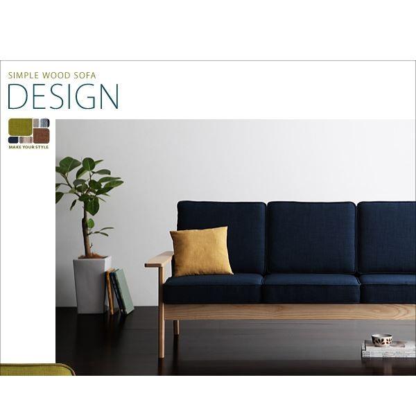 【新品】 ソファー 3人掛け モスグリーン シンプル木肘ソファ 【XUR9718994805】(35128円)