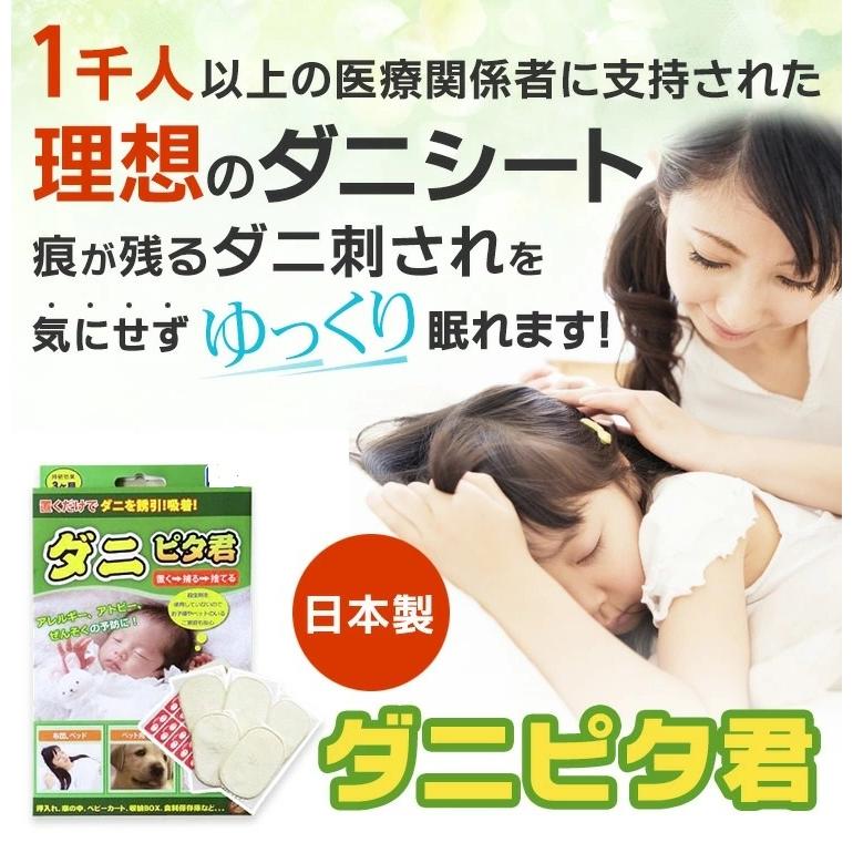 新登場 ダニピタ君 (お試し用3枚入) 日本製 安心安全 ダニ対策 ダニ