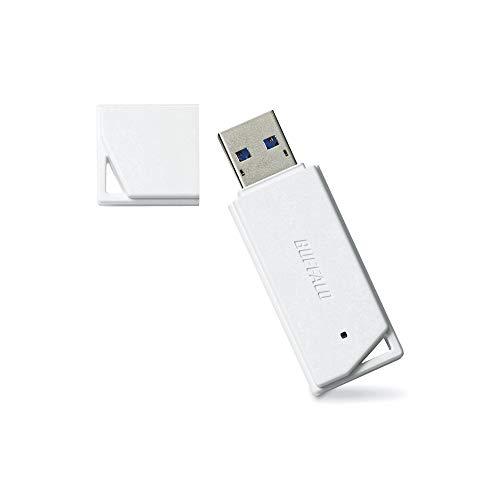 バッファロー USBメモリ 64GB USB3.2(Gen1)/3.1(Gen 1)/3.0/2.0 充実サポート RUF3-K64GA-WH/N | 