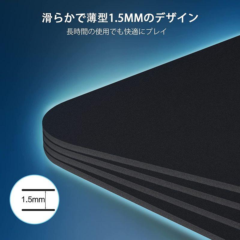 Senetem マウスパッド 大型 薄型 ゲーミング キーボードパッド マウス パッド 800×300×1.5mm 滑り止め ...