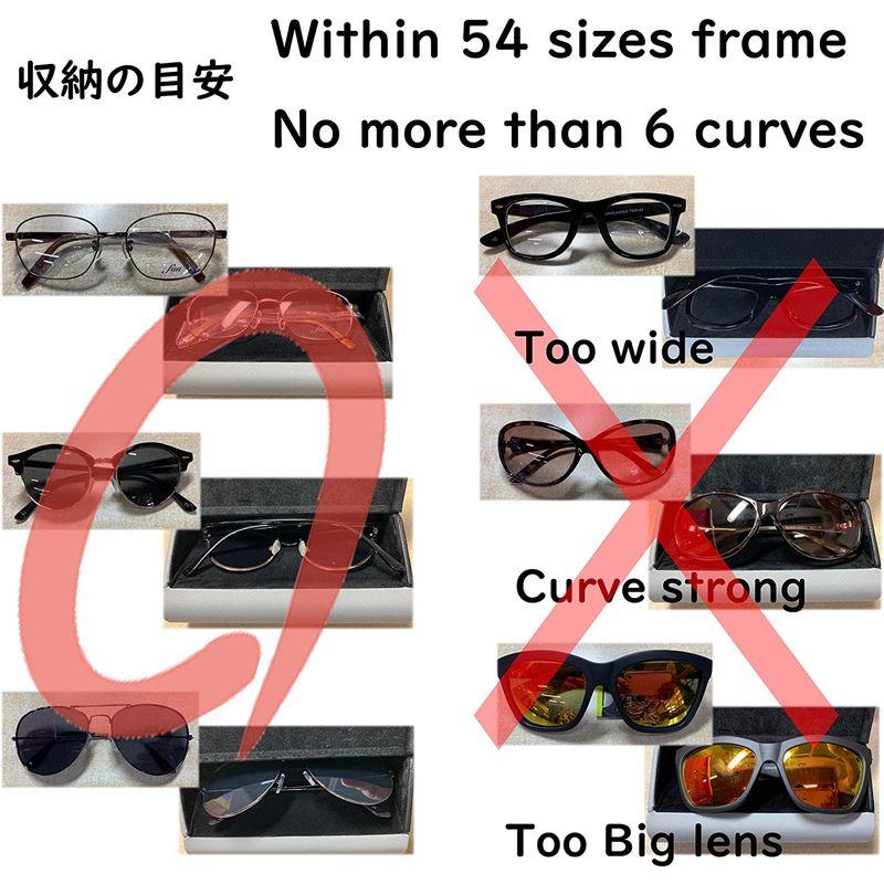 メガネ が 2本 収納 できる レザー調 ツーピース メガネケース ピンク 2401-01｜shop-eclipse｜03