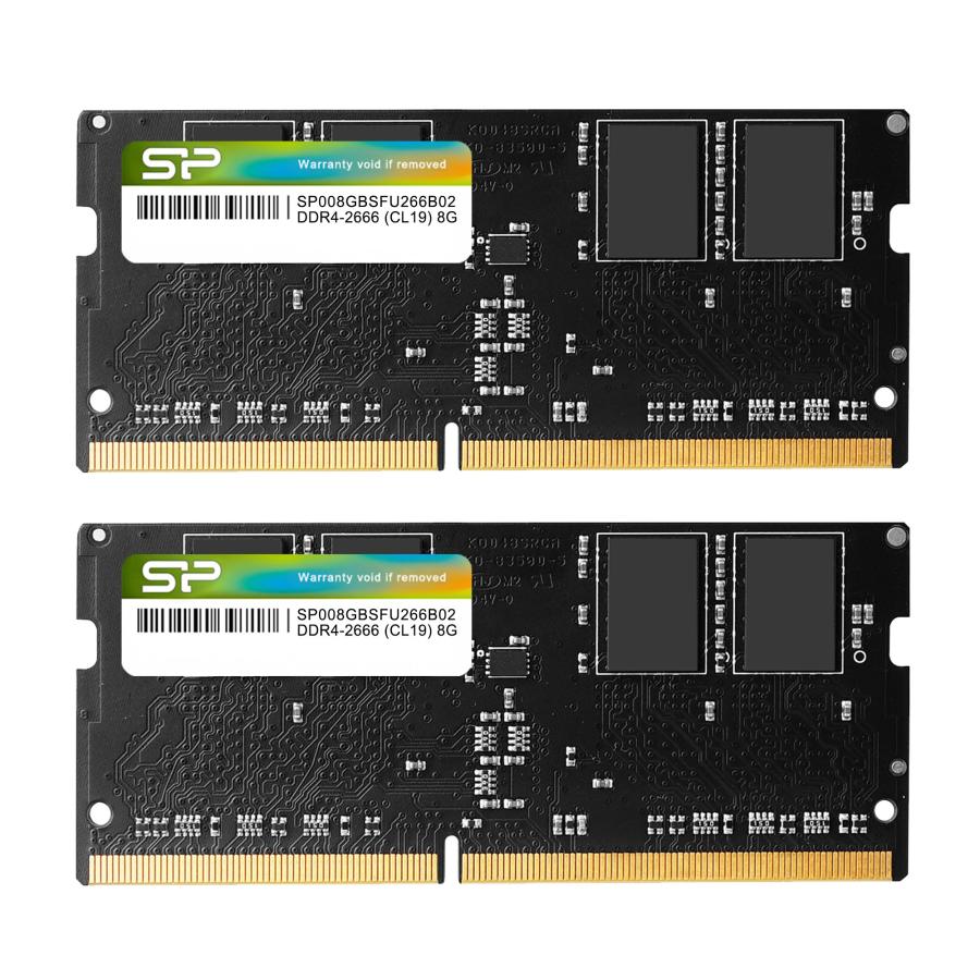 シリコンパワー メモリ DDR4 PC4-21300 8GB x 2枚 シリコンパワー ノートPC用メモリ DDR4-2666 (PC4-21300) 8GB×2枚