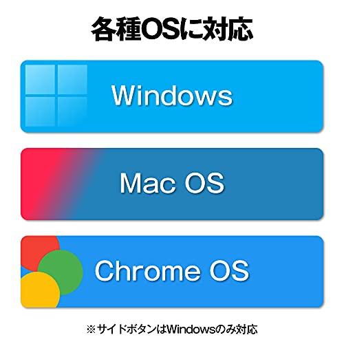バッファロー マウス 無線 ワイヤレス 静音 5ボタン 【戻る/進むボタン搭載】dpi切替 BlueLED パープル BSMBW325PU |  | 07