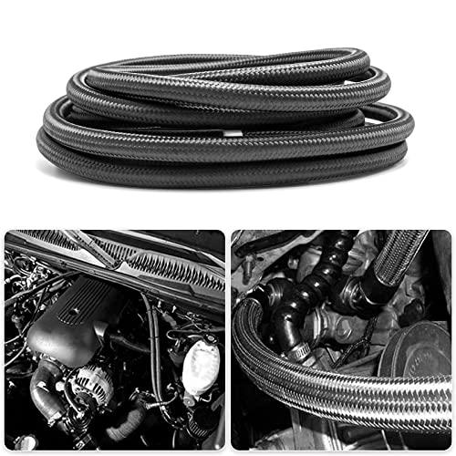 Shineyoo AN6 ナイロン メッシュ ホース 3層構造 耐圧 耐熱 耐油 耐腐食性 車用オイルクーラー オイル 燃料 ガソリンホース フューエルホース 長さ1M |  | 07