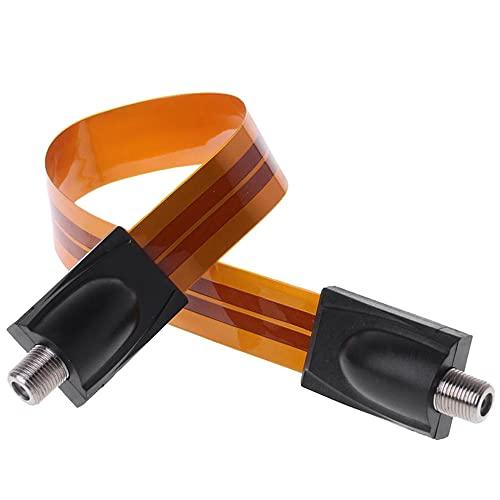 フラット アンテナ ケーブル 隙間ケーブル テレビ用ケーブル 室内引き込み用コード すき間 フラット アンテナ ケーブル 同軸ケーブルF型 サッシ/窓用 | 