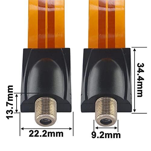 フラット アンテナ ケーブル 隙間ケーブル テレビ用ケーブル 室内引き込み用コード すき間 フラット アンテナ ケーブル 同軸ケーブルF型 サッシ/窓用 |  | 02