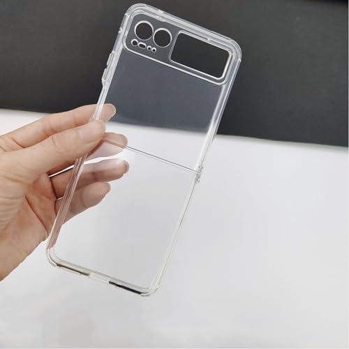 For moto razr 40s ケース モトローラ moto razr 40 6.9インチ カバー 【Kibnco】クリア 衝撃吸収 ソフトカバー 透明TPU シリコン 耐衝撃 防塵 黄変 |  | 04