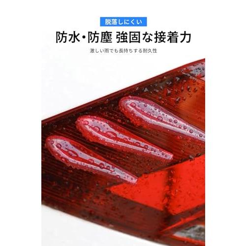 ボルテックスジェネレーター 12パック ノイズ低減, 衝撃保護, 取付け簡単, カーエクステリア, カーアクセサリー, 装飾, 保護, 透明 (オープン) |  | 06