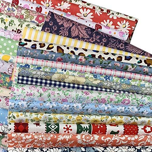 Liuliu 花柄プリント 生地 可愛い はぎれセット Diy 手芸用 布 素材 パッチワーク 給食袋 ポーチなどの作りに 25枚 cm X 2 S 22 Shop Erfolg 通販 Yahoo ショッピング
