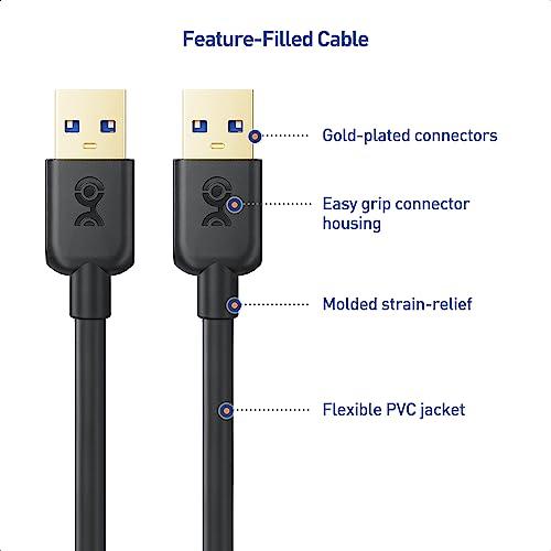 Cable Matters USB 3.0 ケーブル USB Type A オス オス ブラック 5Gbps 3m｜shop-ermine｜05