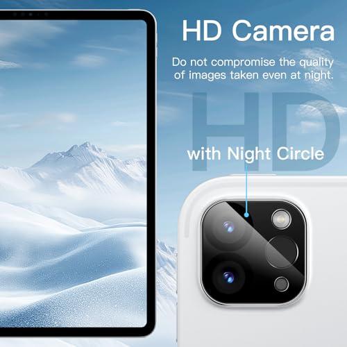 JEDirect カメラレンズフィルム iPad Pro 11/12.9インチ(2022/2021/2020発売) 9H 傷つけ防止 高透過率 強化ガラス 全面保護 簡単に取り付け 3枚セット｜shop-ermine｜05