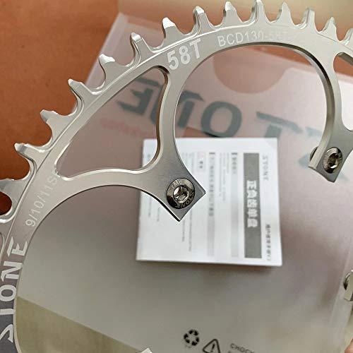 Stone 自転車 チェーンリング BCD 130mm 38T 40T 42T 44T 46T Stone 自転車 チェーンリング BCD 130mm 38T 40T 42T 44T 46T